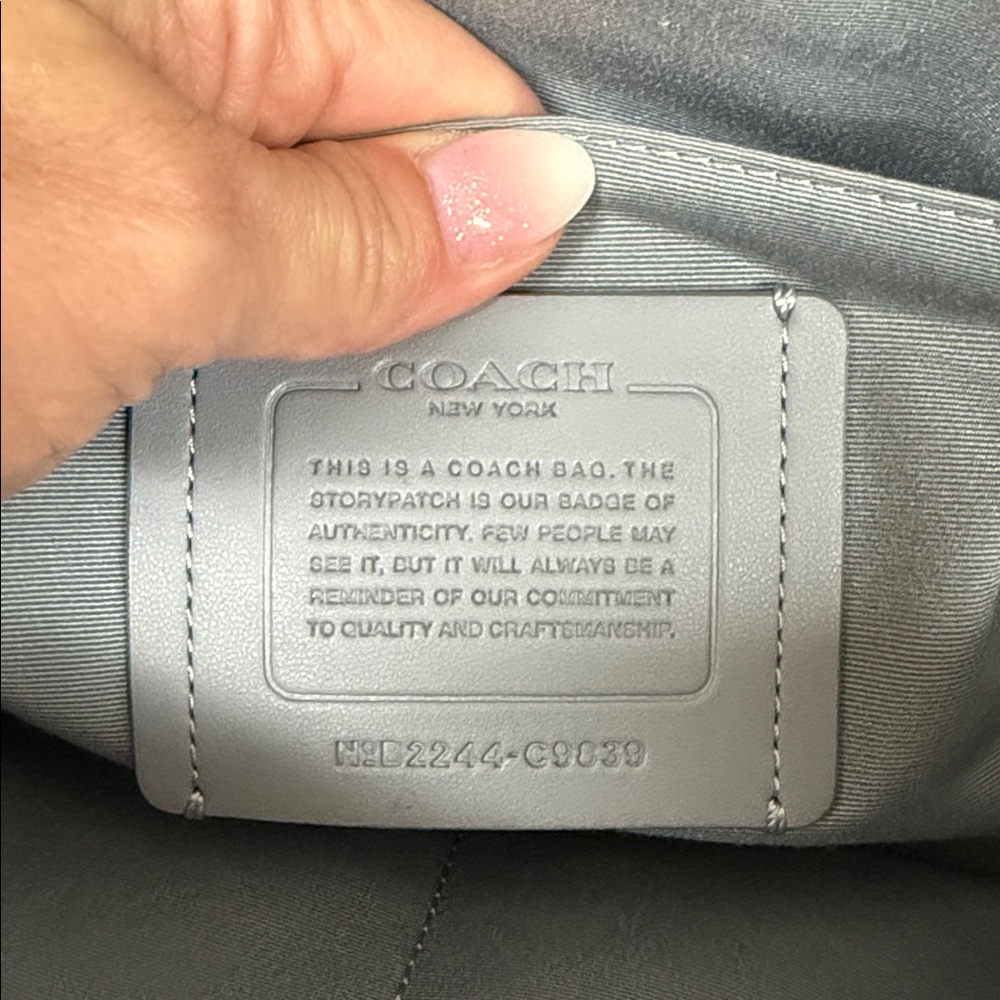 COACH Track Crossbody Blocked Signature Canvas Miami Red Pink Orange Black! - Picture 12 of 15
